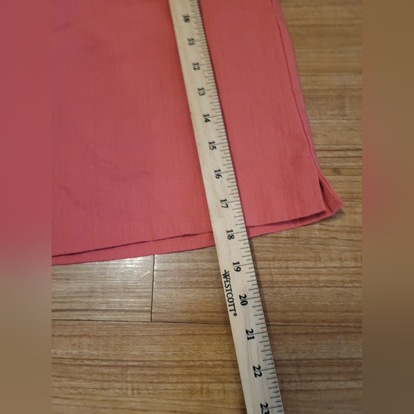 S.C. & Co. Skirt Size 14 Peach Pink with Shorts Underneath Casual Pull on - Picture 13 of 15